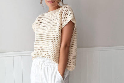 Wren Rattan Top Crochet Pattern