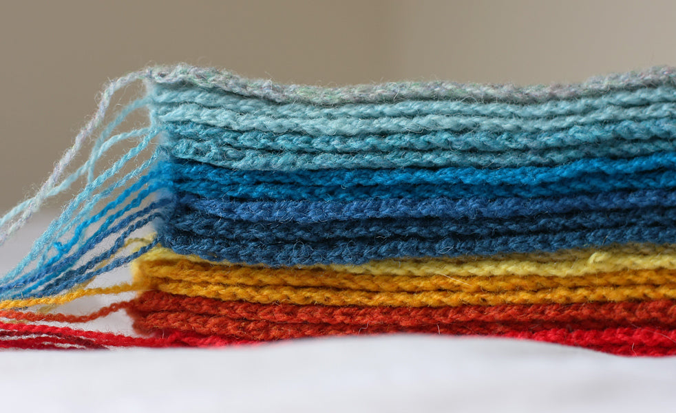 Vivid Blanket Knitting Pattern