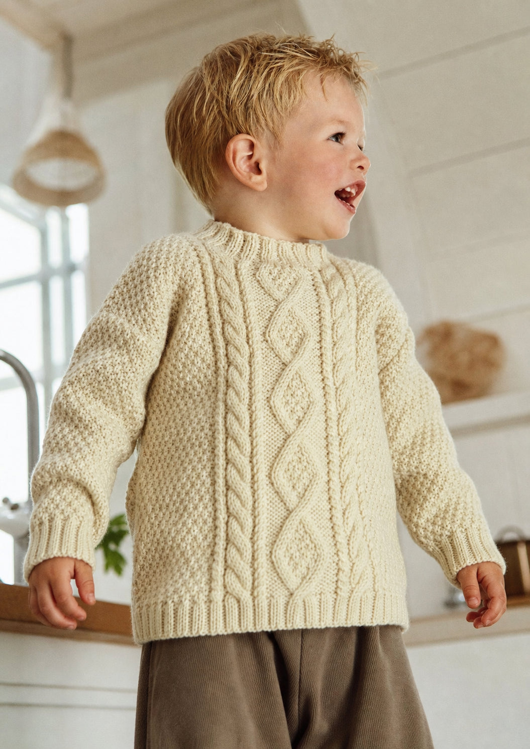 Vintage Cable Panel Sweaters + Toy Bunny Knitting Pattern