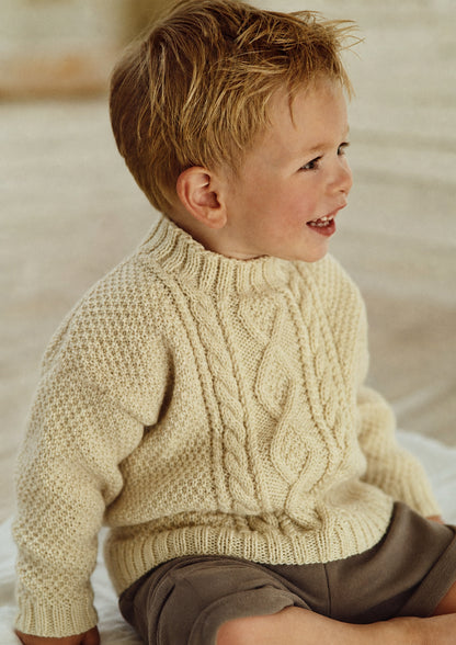 Vintage Cable Panel Sweaters + Toy Bunny Knitting Pattern