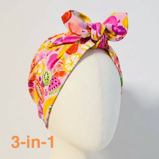 Twist Bow Turban Cap Sewing Pattern