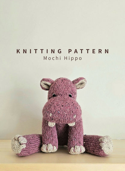 Mochi Hippo Doll Knitting Pattern