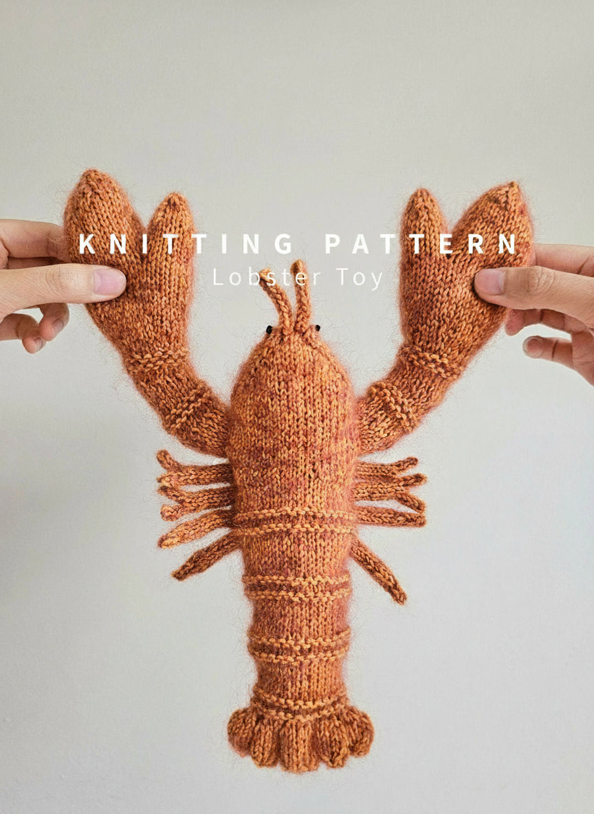 Plushie Lobster Toy Knitting Pattern