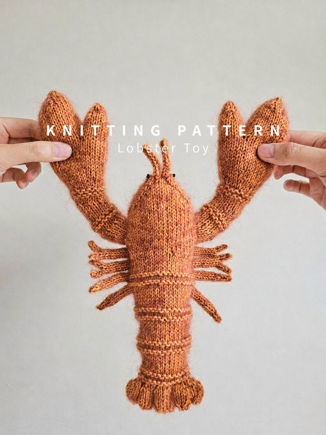 Plushie Lobster Toy Knitting Pattern