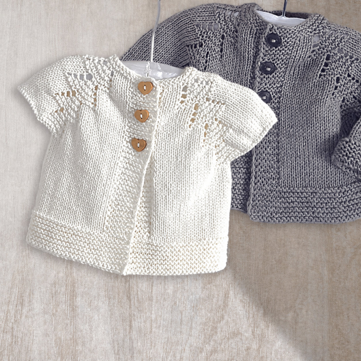 Flume Top Down Cardigan Knitting Pattern