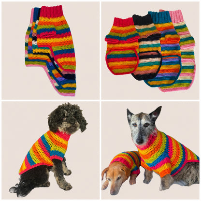 Multi-Size Dog Jumper Crochet Pattern