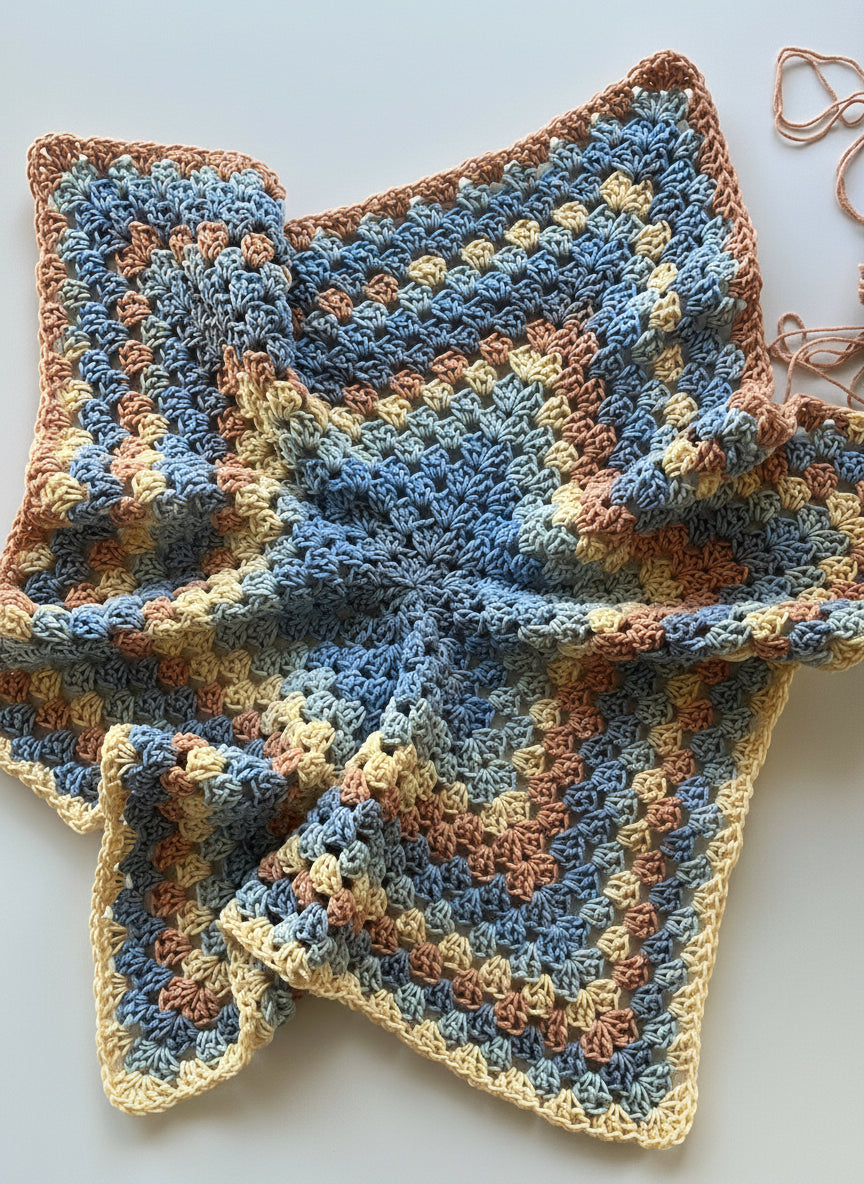 Granny Hexagon Pullover Sweater Crochet Pattern