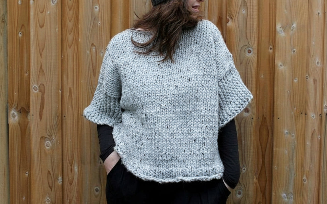 Beginner Boxy Sweater Knitting Pattern