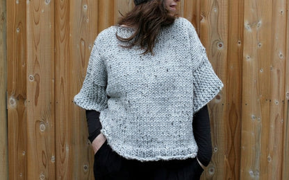 Beginner Boxy Sweater Knitting Pattern