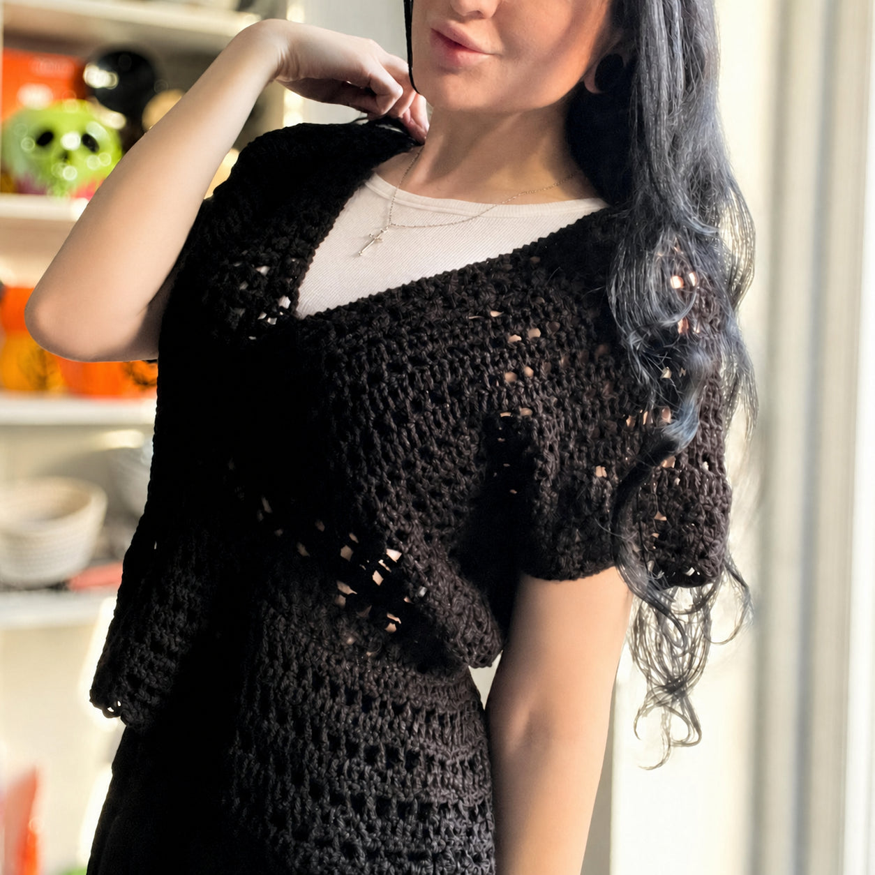 Magnolia V Neck Top Crochet Pattern