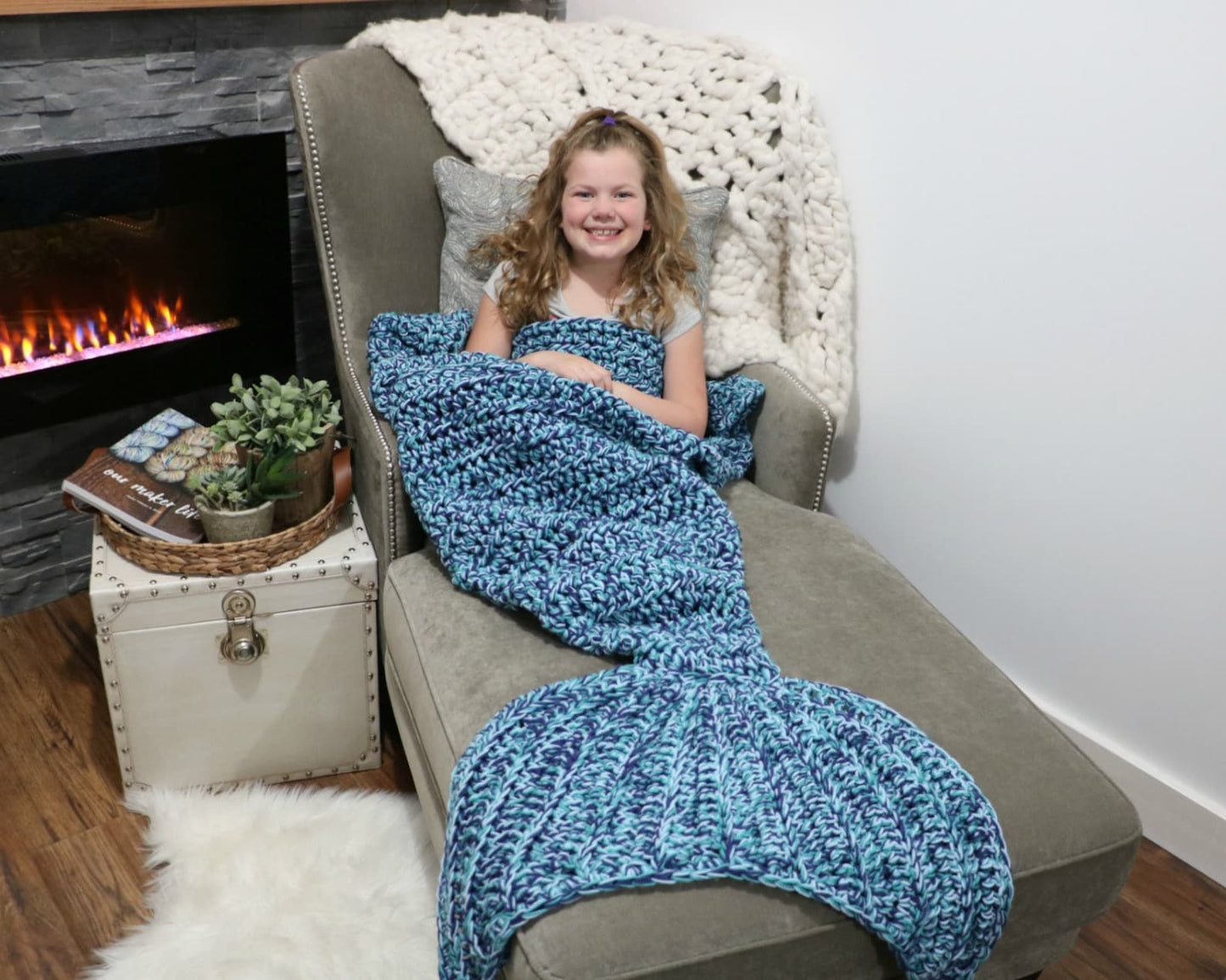 Mermaid Blanket Crochet Pattern