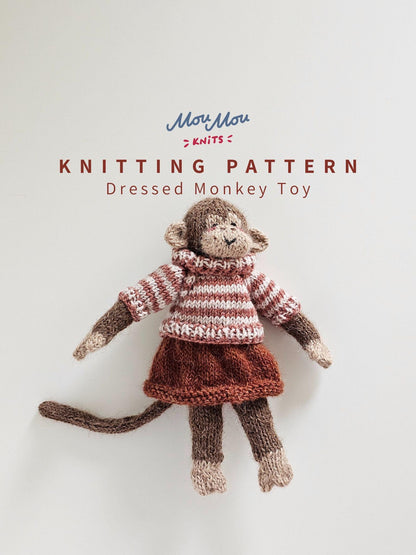Dressed Monkey Knitting Pattern
