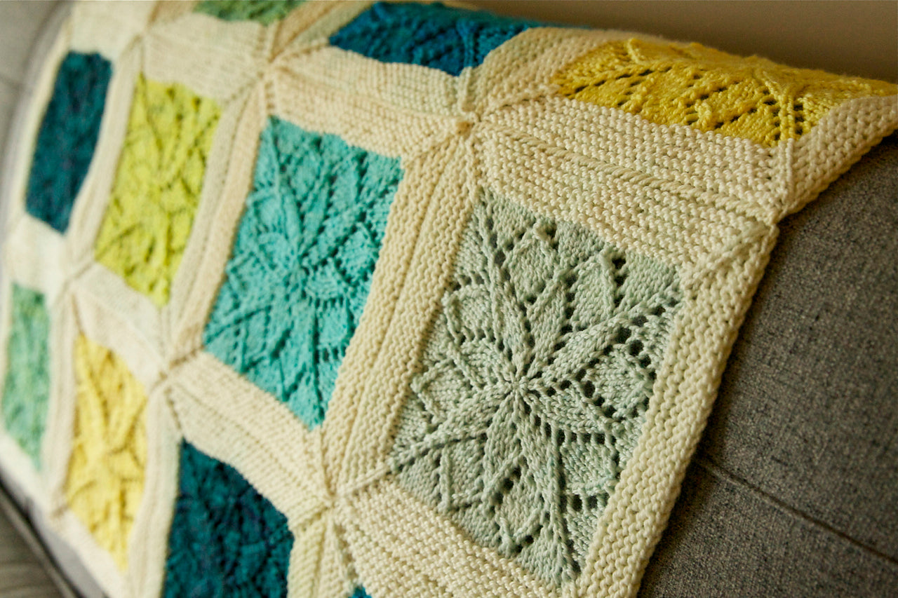 Vivid Blanket Knitting Pattern