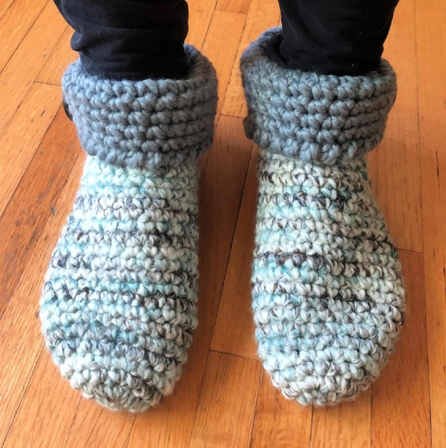 Crochet Boot Slipper Pattern