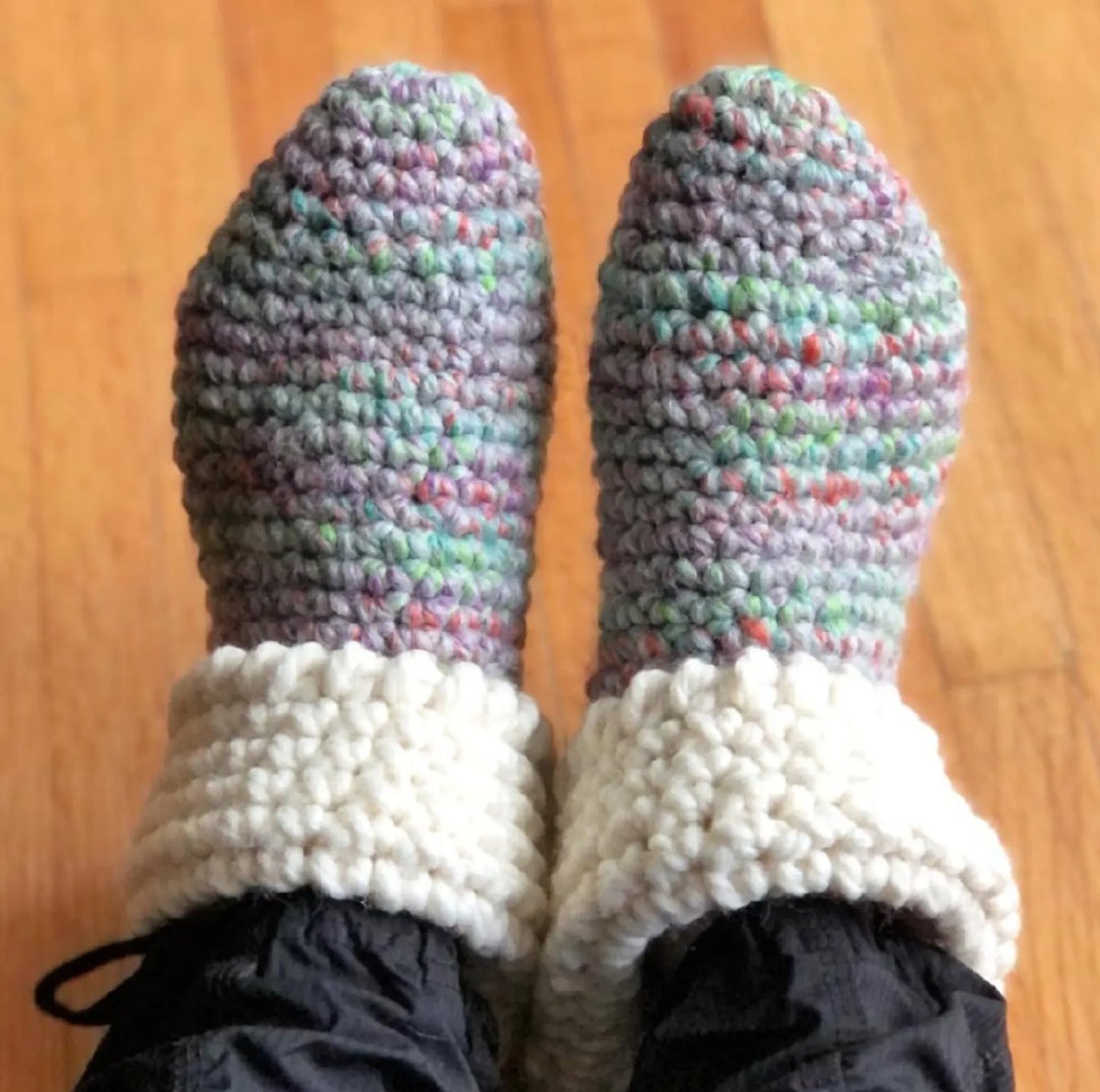 Crochet Boot Slipper Pattern
