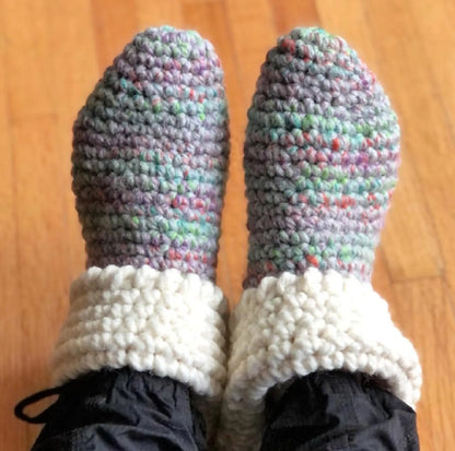 Crochet Boot Slipper Pattern