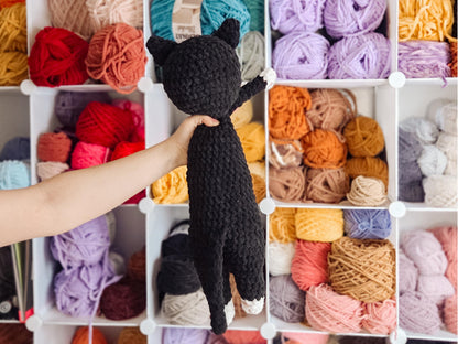 Low-Sew Kitties Amigurumi Crochet Pattern