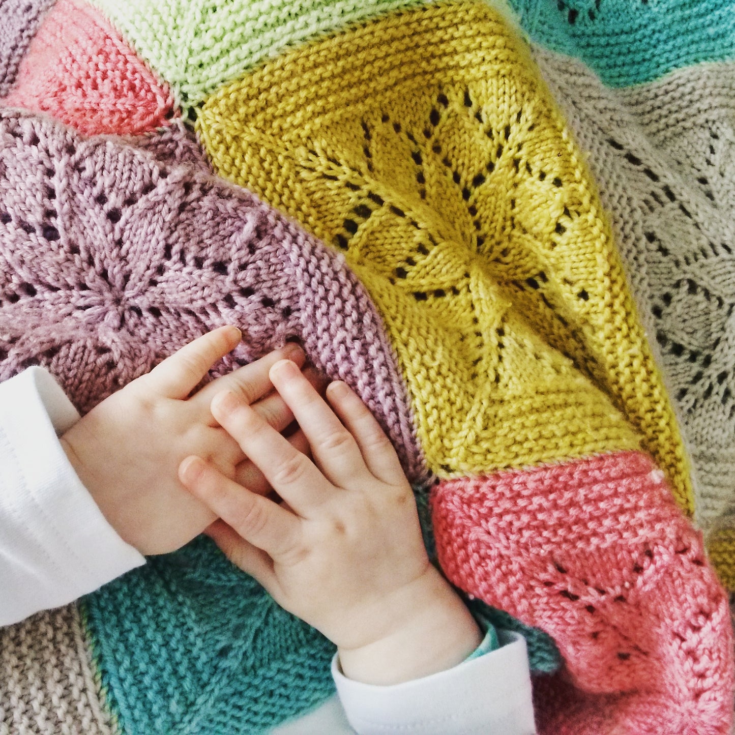 Vivid Blanket Knitting Pattern