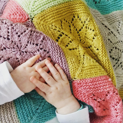 Vivid Blanket Knitting Pattern