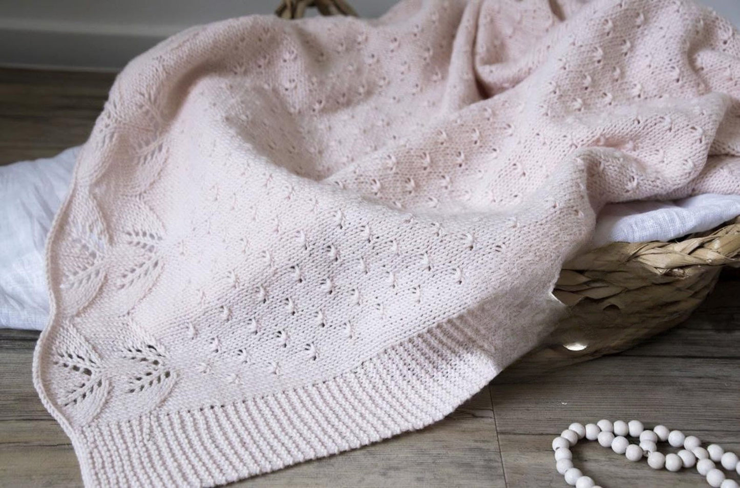Butterfly Kisses Baby Blanket Knitting Pattern