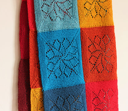 Vivid Blanket Knitting Pattern