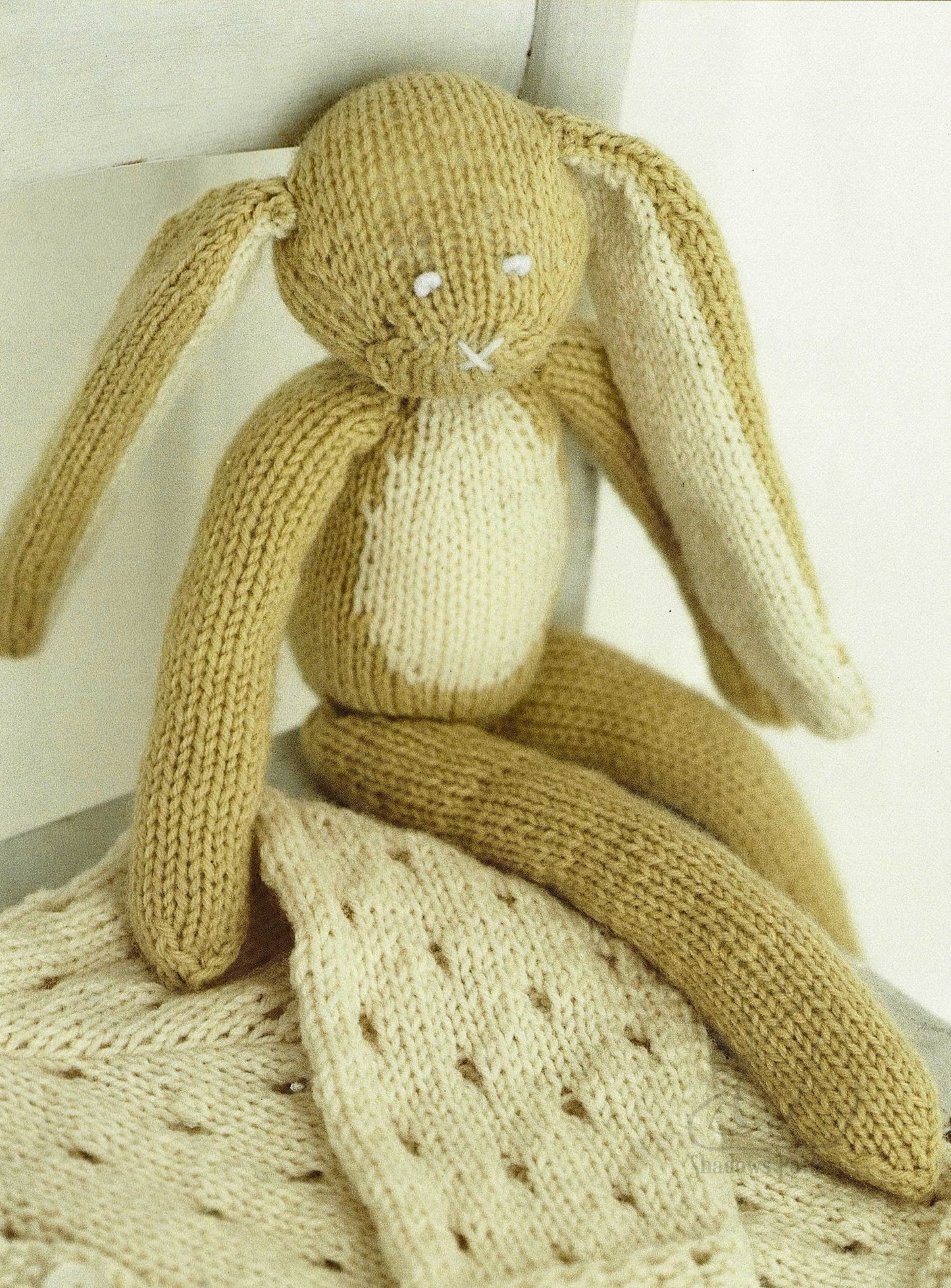 Vintage Cable Panel Sweaters + Toy Bunny Knitting Pattern