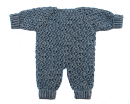 Baby One Piece Crew Neck Jumpsuit Crochet Pattern
