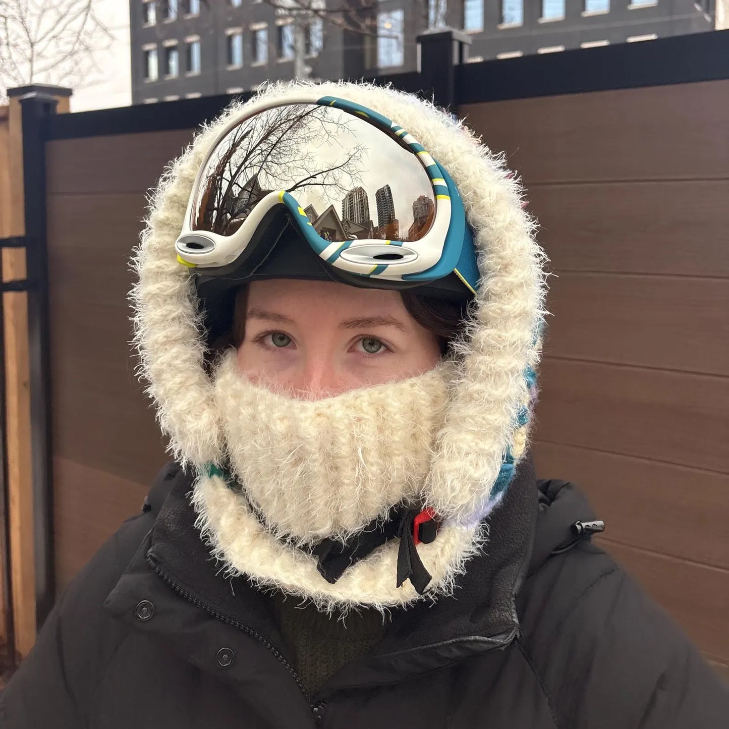 Granny Square Helmet Cover Crochet Pattern