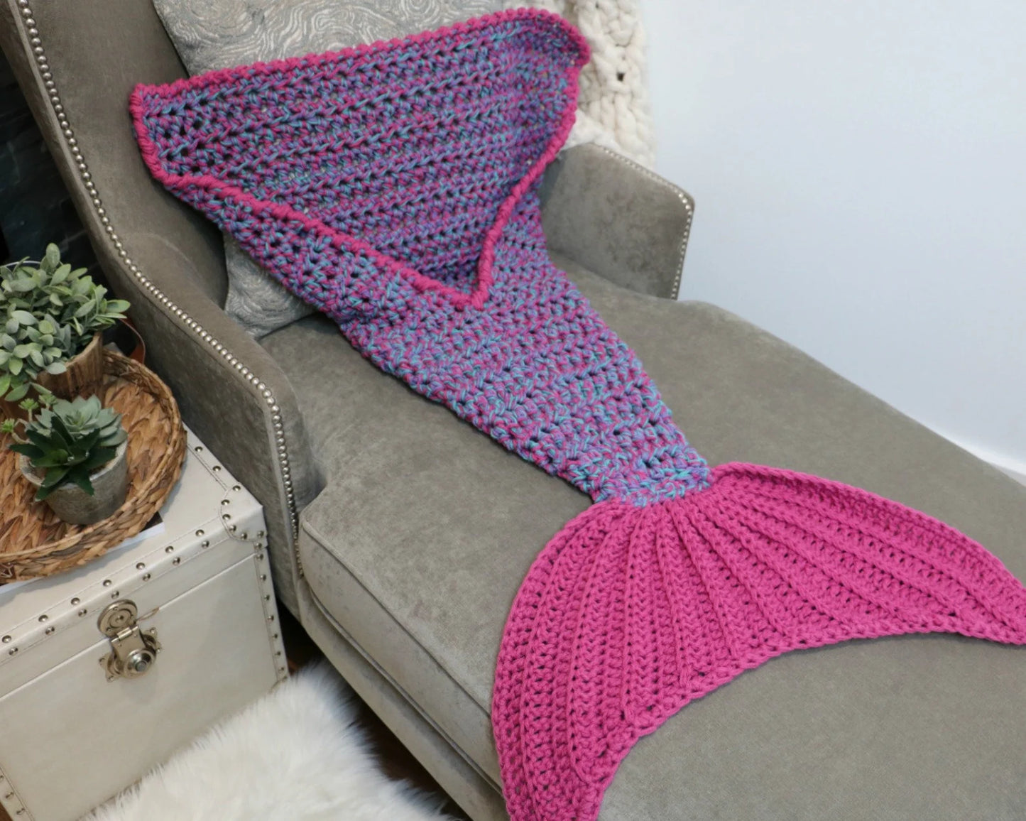 Mermaid Blanket Crochet Pattern