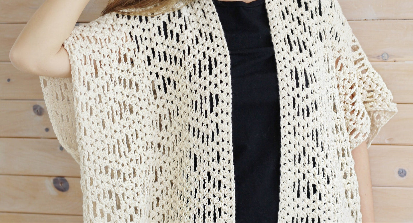 Esma Cape Sweater Crochet Pattern