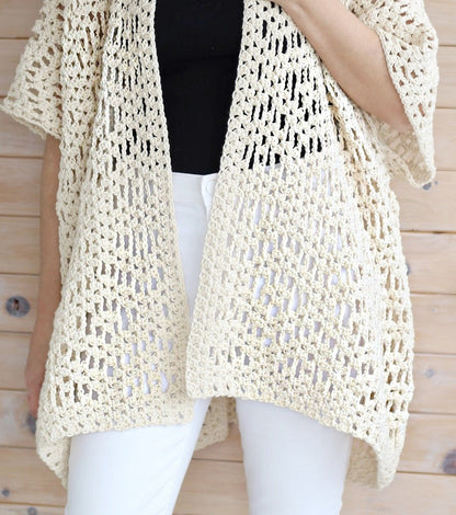 Esma Cape Sweater Crochet Pattern
