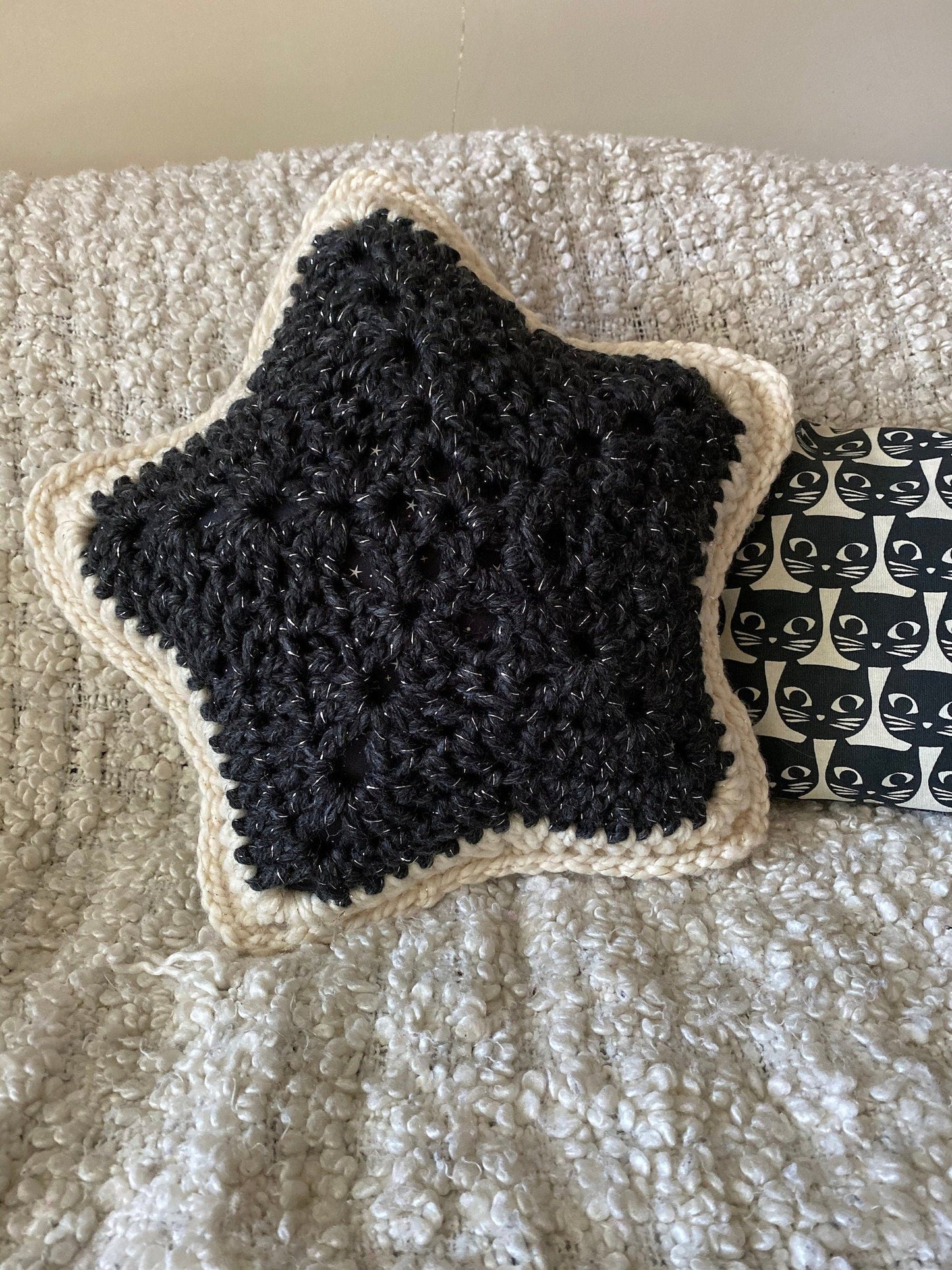 Stellar Star Pillow Crochet Pattern
