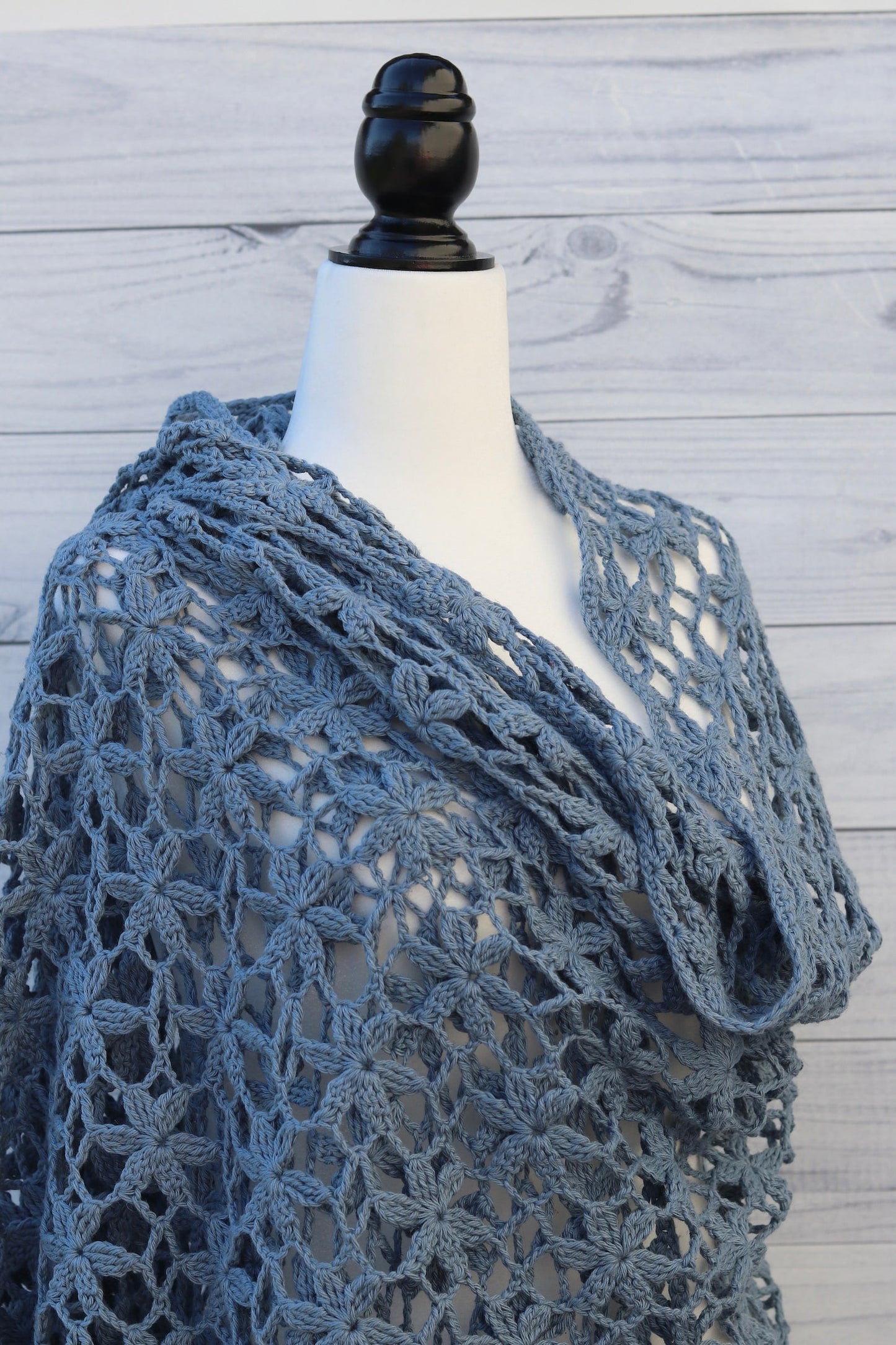 Orchid Shawl Crochet Pattern