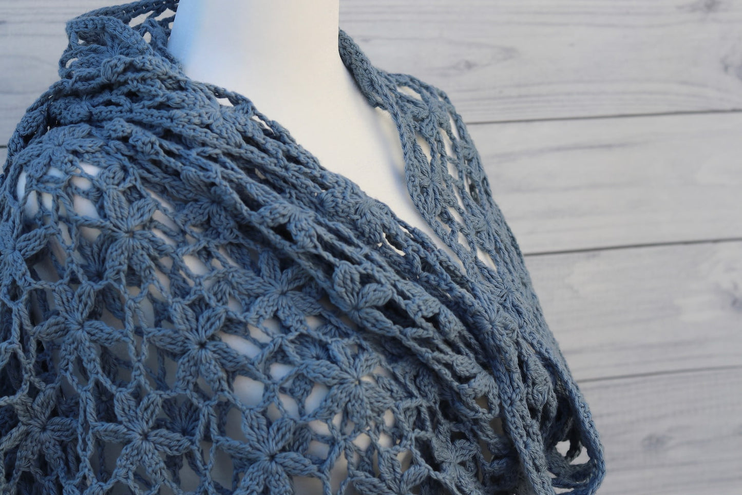 Orchid Shawl Crochet Pattern