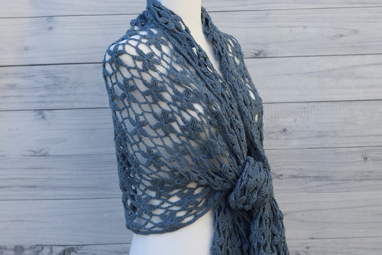Orchid Shawl Crochet Pattern