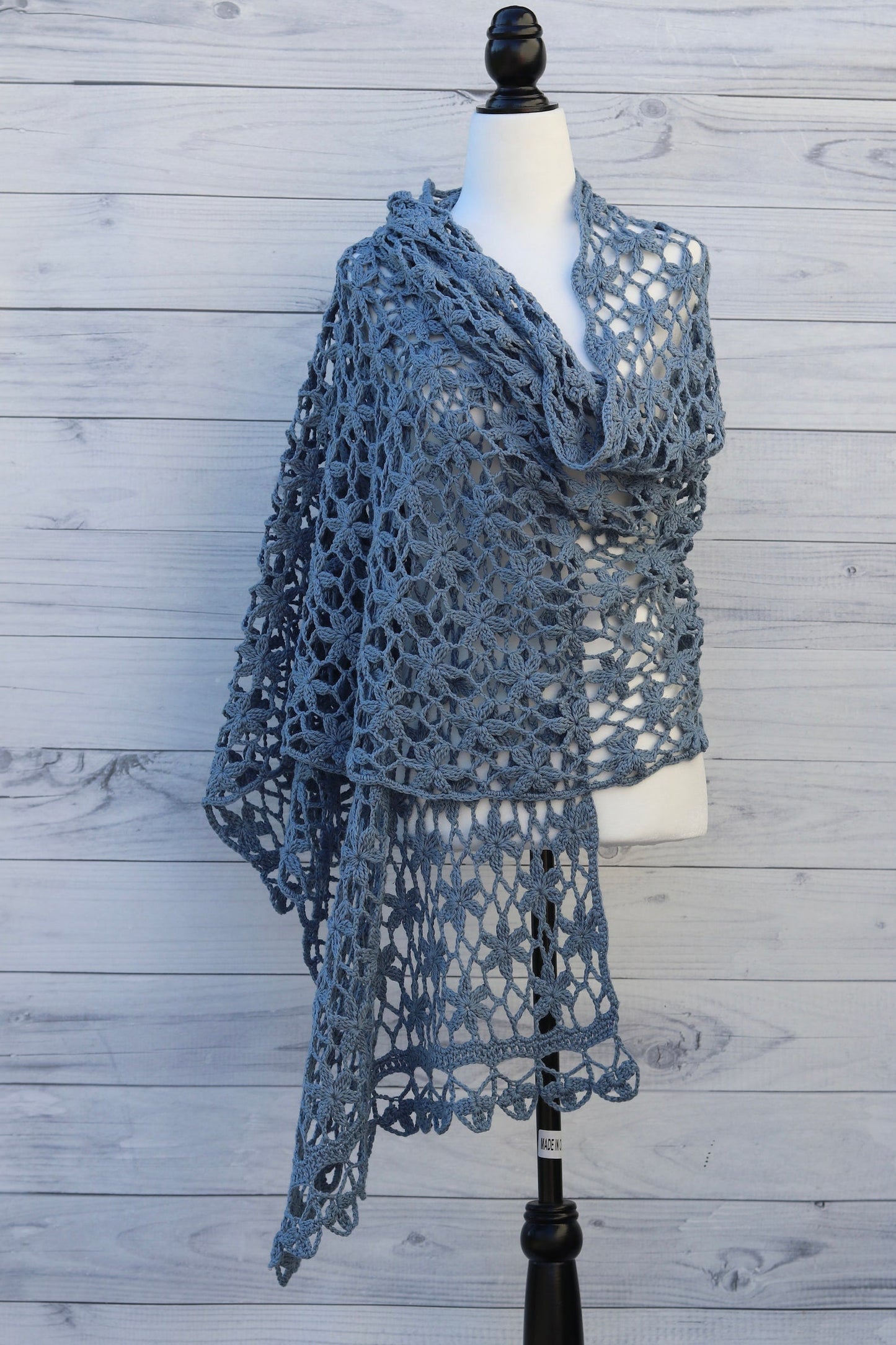 Orchid Shawl Crochet Pattern