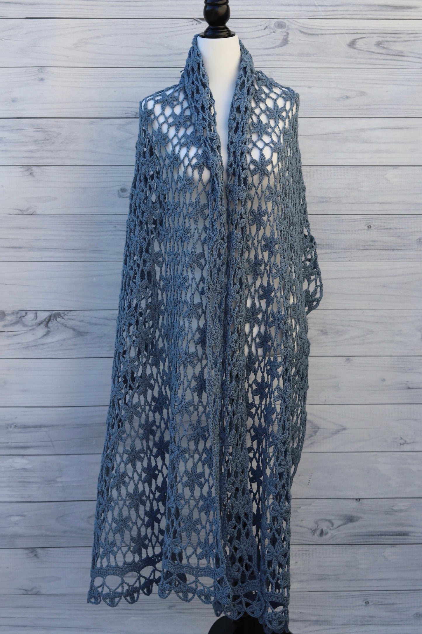 Orchid Shawl Crochet Pattern