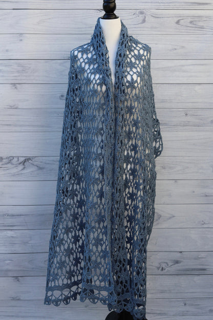Orchid Shawl Crochet Pattern