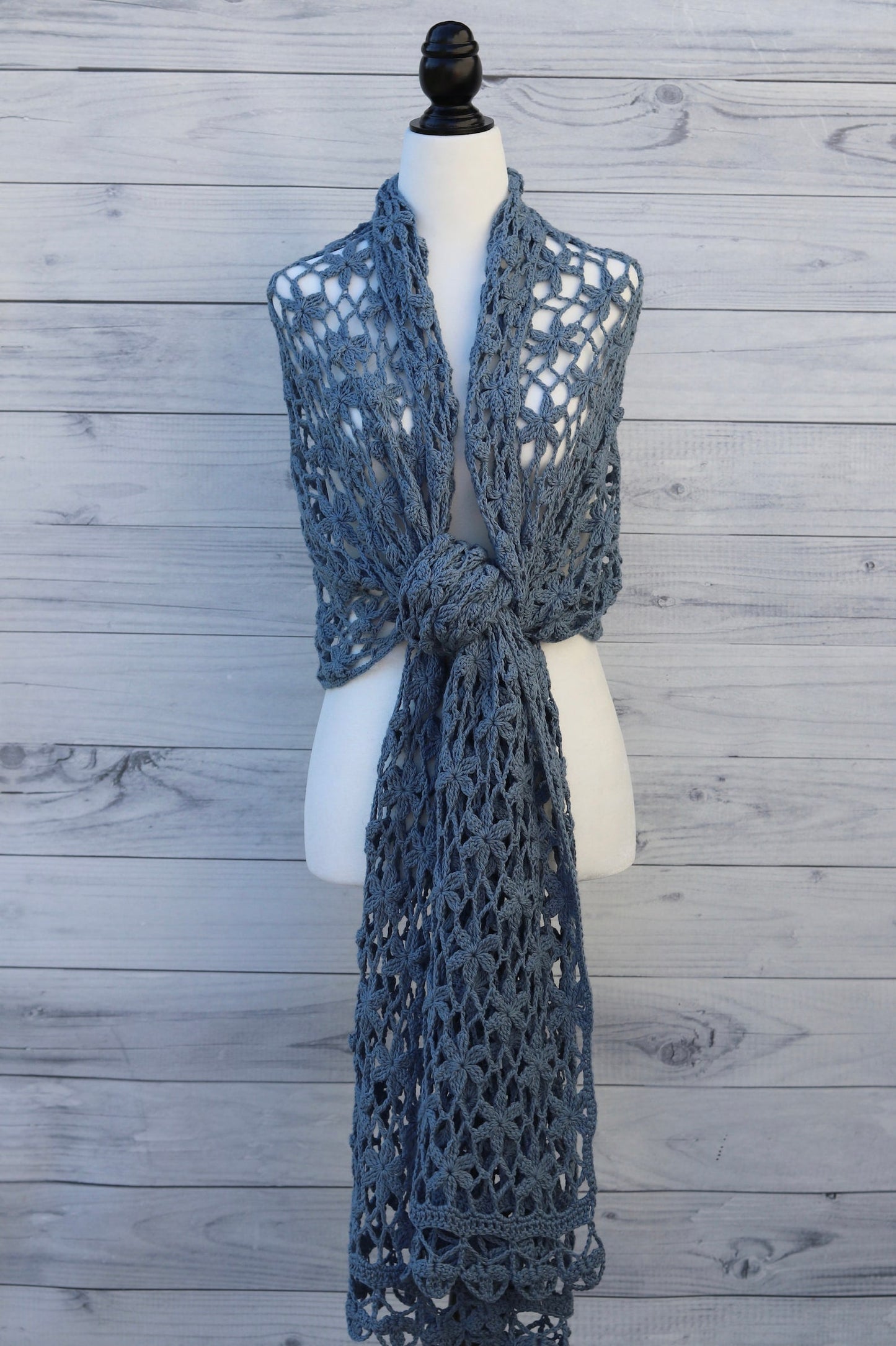 Orchid Shawl Crochet Pattern