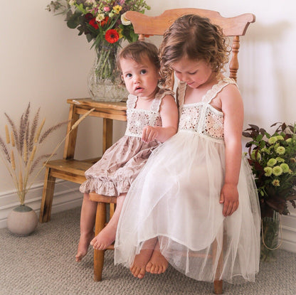 Flower Square Dress Crochet/Sewing Pattern