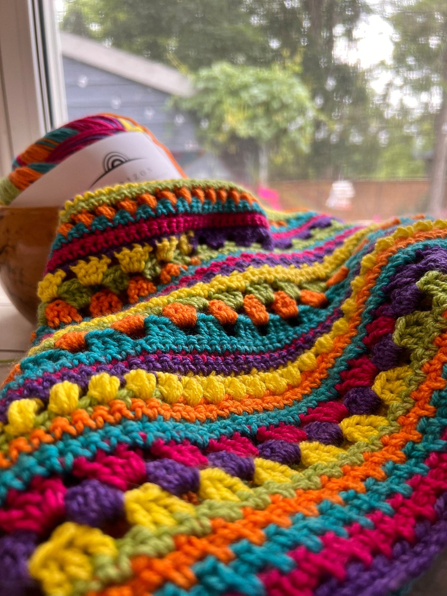 Siesta Fiesta Blanket Crochet Pattern