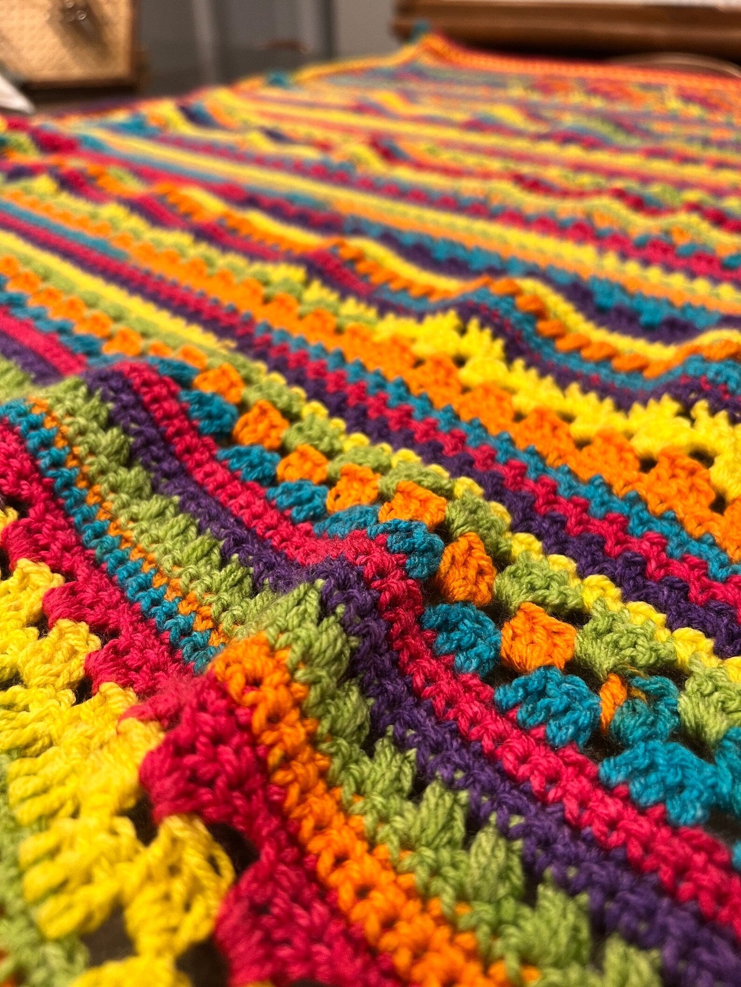Siesta Fiesta Blanket Crochet Pattern