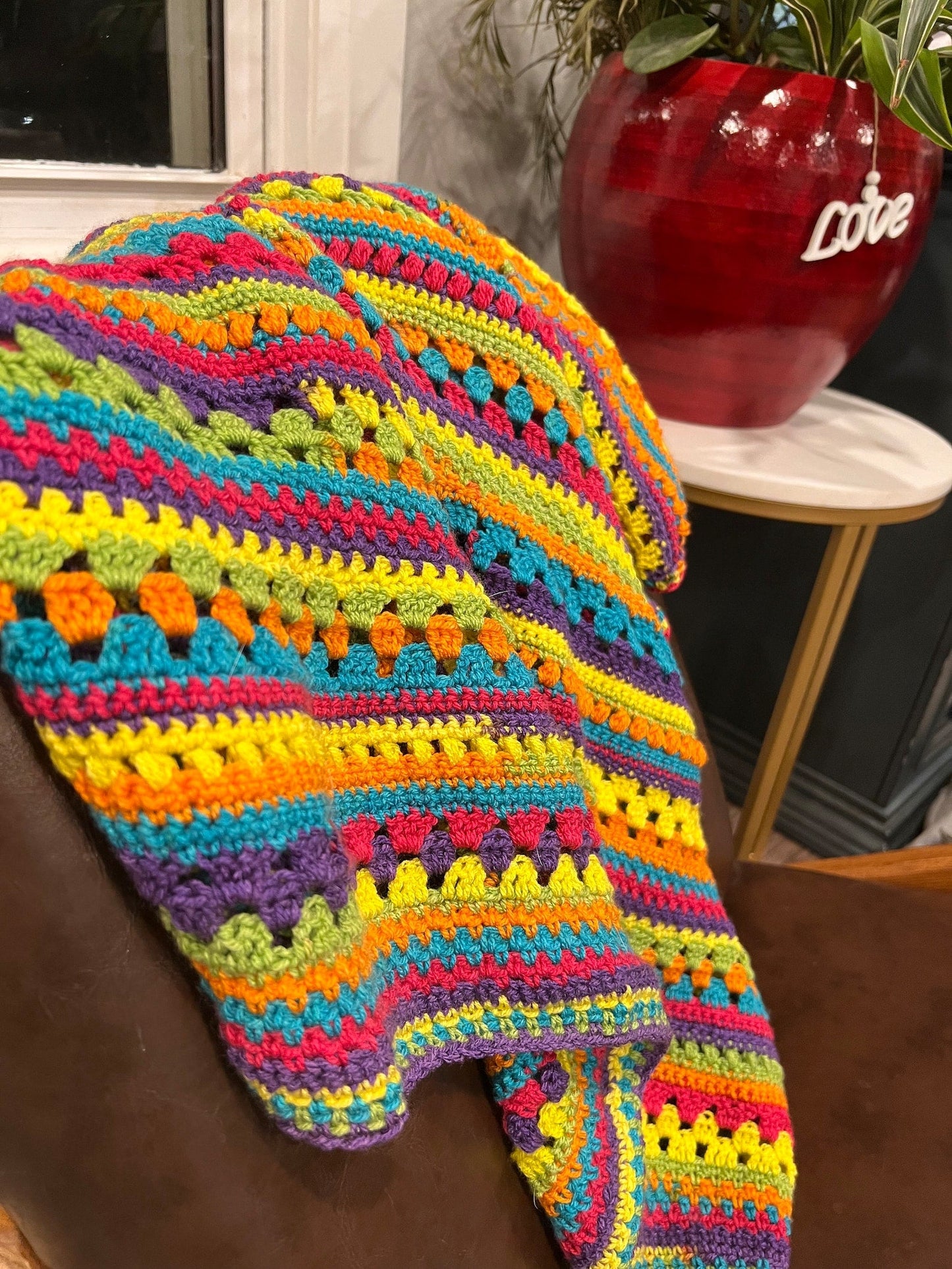 Siesta Fiesta Blanket Crochet Pattern