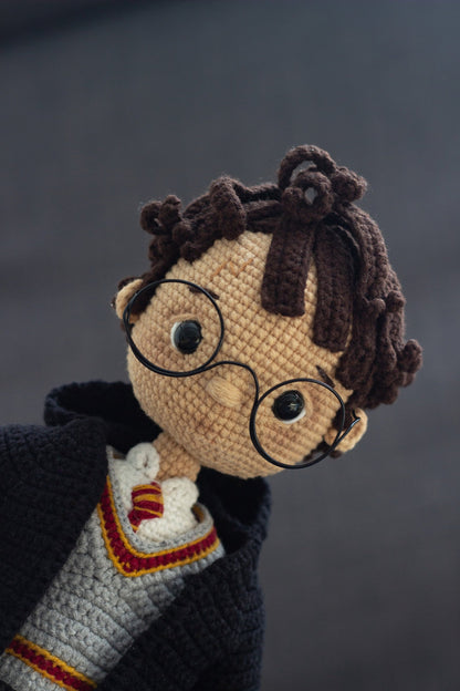 Famous Wizard Boy Crochet Doll Pattern
