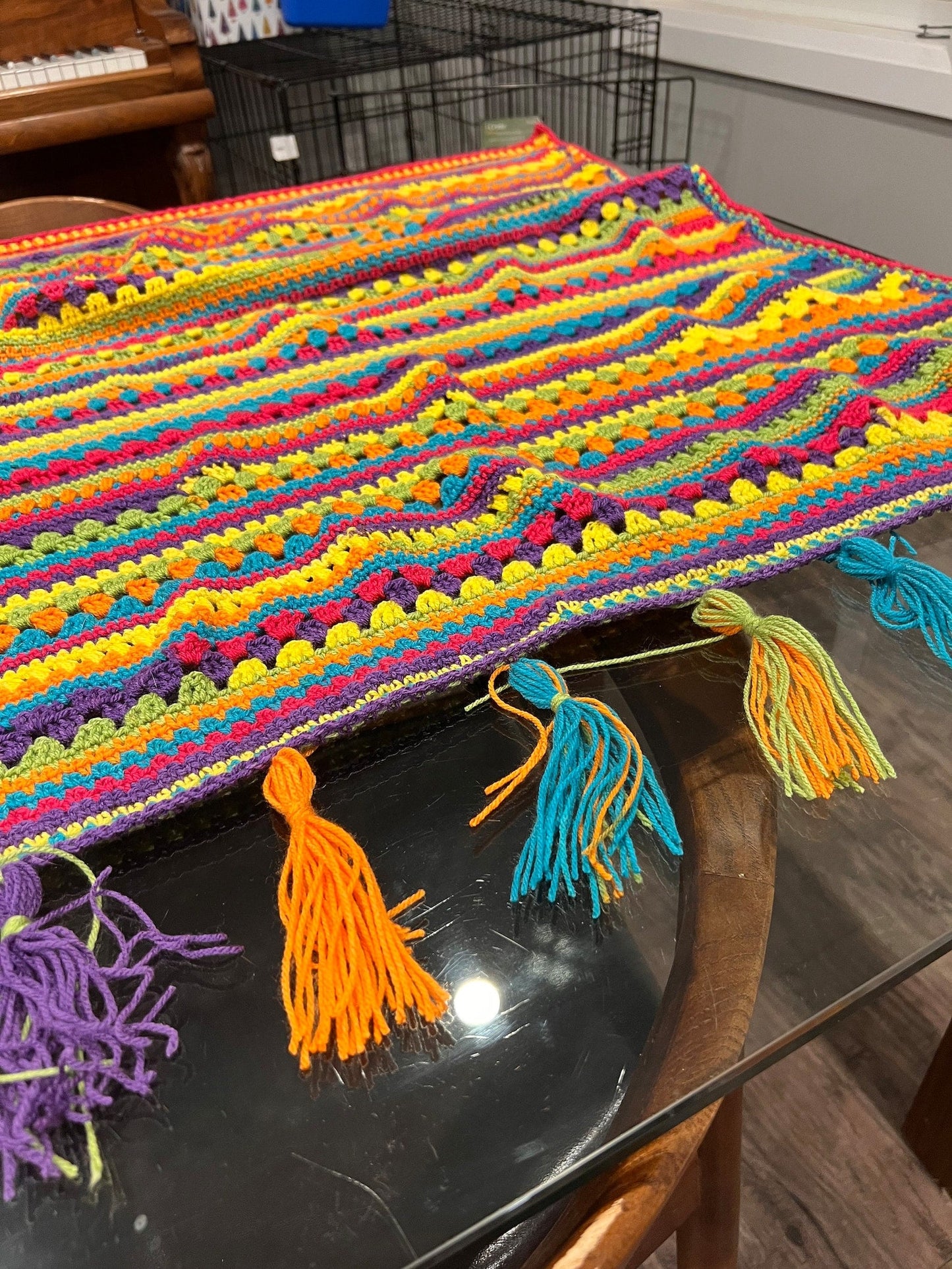 Siesta Fiesta Blanket Crochet Pattern
