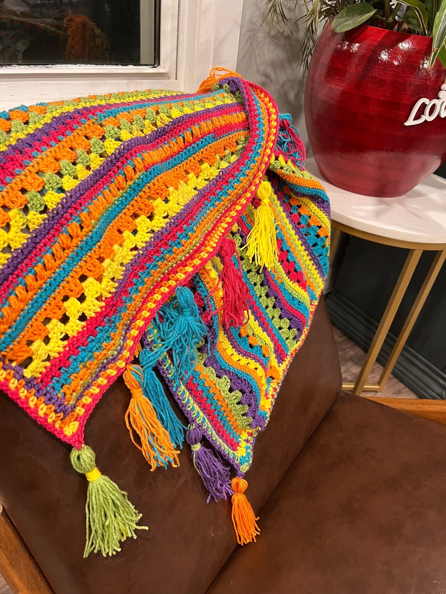 Siesta Fiesta Blanket Crochet Pattern