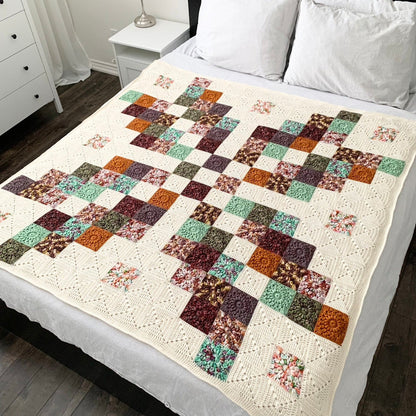 Granny Square Blanket Crochet Pattern