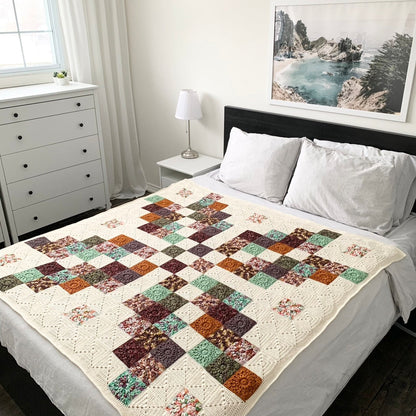 Granny Square Blanket Crochet Pattern