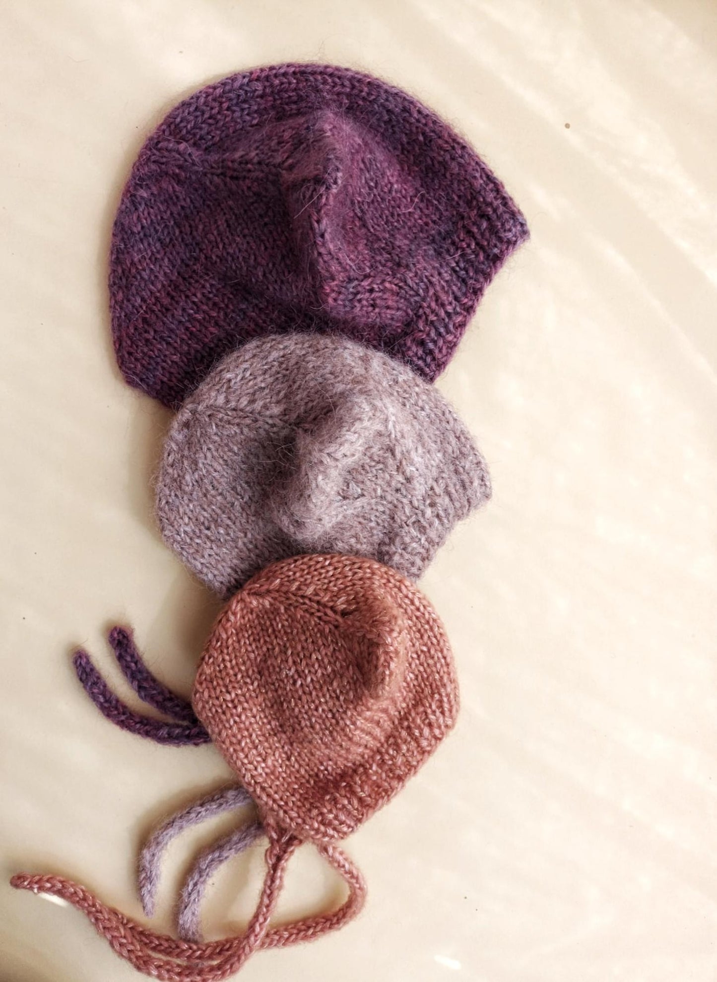 Bear Bonnet Knitting Pattern