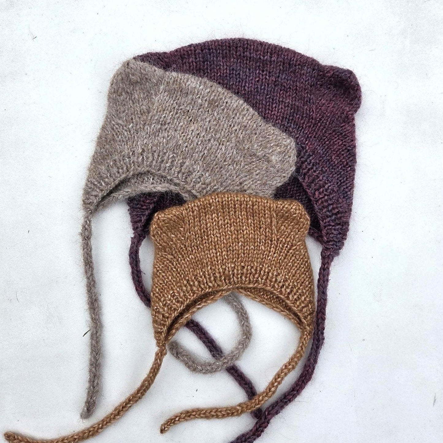 Bear Bonnet Knitting Pattern
